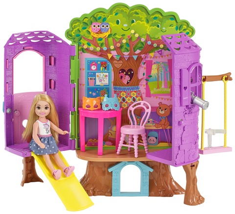 a barbie treehouse