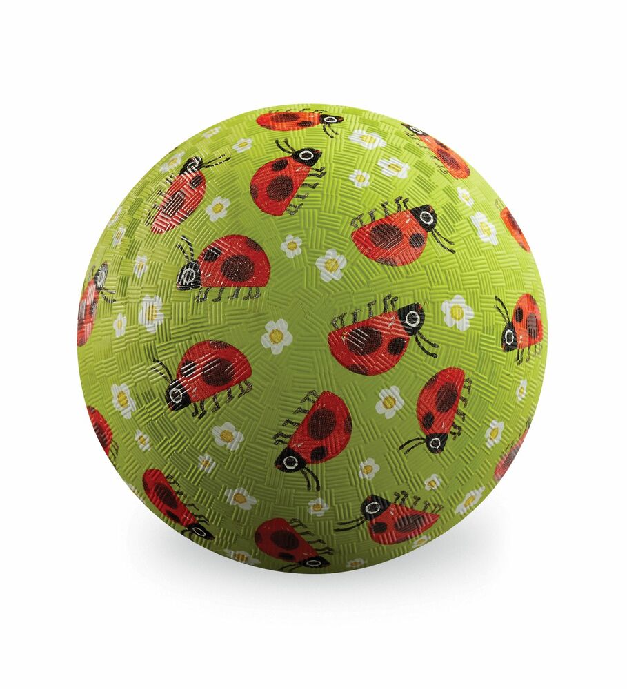 Ladybugs 5 Inch Playground Ball - Grandrabbit's Toys in Boulder, Colorado