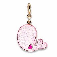 Seal Gold Glitter Charm 