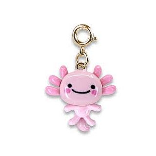 Gold Axolotl Charm  