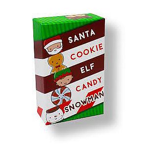 Santa Cookie Elf Candy Snowman Card Game