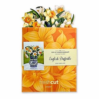 Mini English Daffodil Pop Up Card 