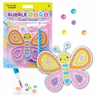 Butterfly Super Sticker: Bubble Gems