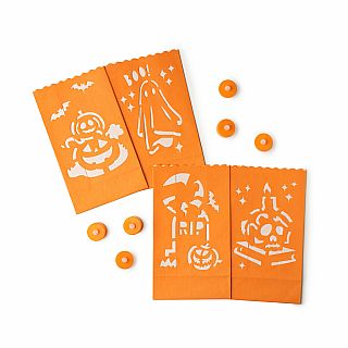 Halloween Luminary Pathway Markers