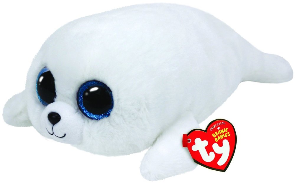 white seal beanie boo