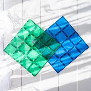 Rainbow Blue & Green Base Plate 2 pc