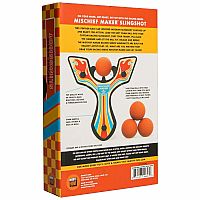 Racing Orange Flames Mischief Maker Slingshot 