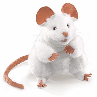 White Mouse - Puppet 