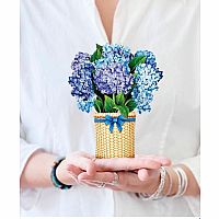 Mini Nantucket Hydrangeas Pop Up Card