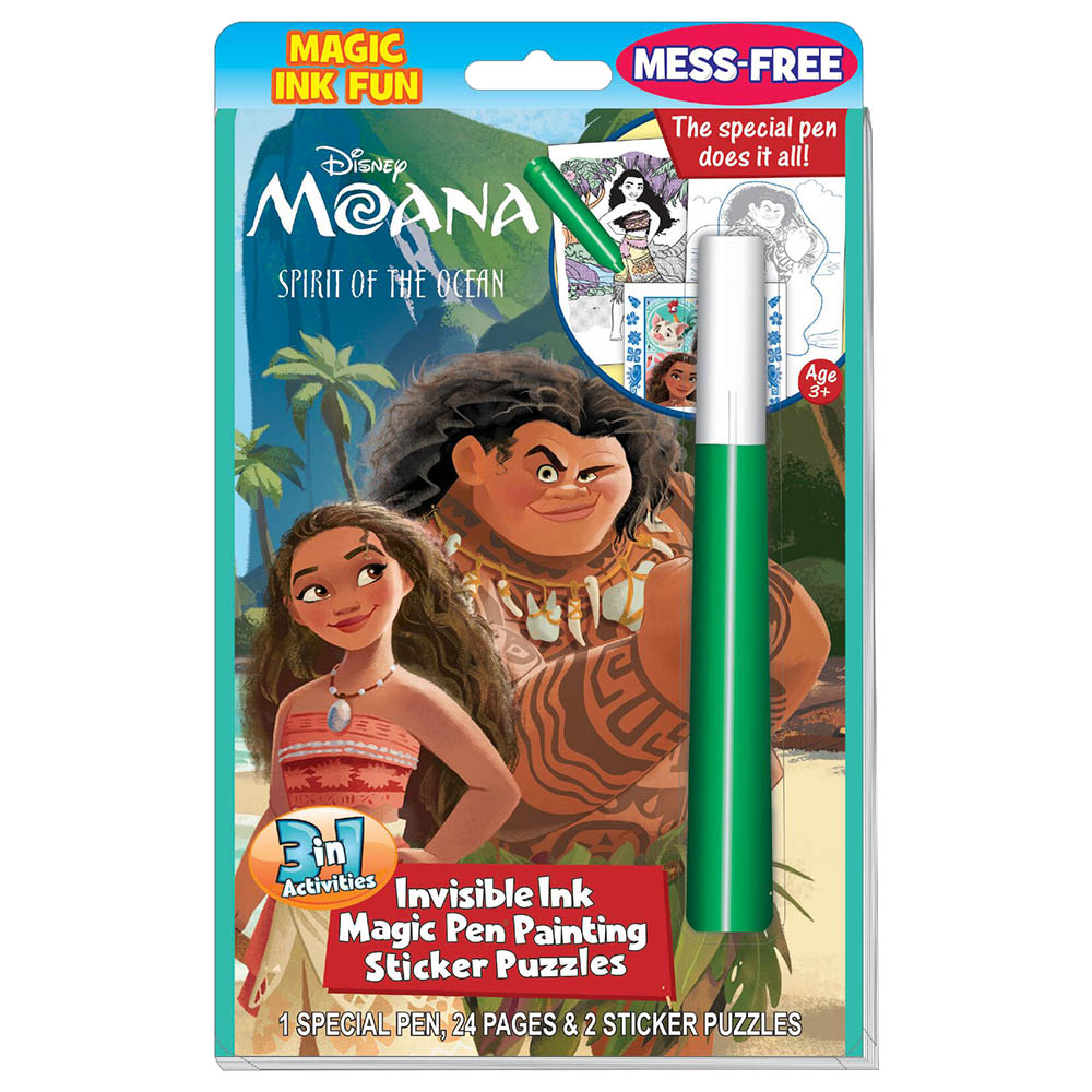 moana book with figures