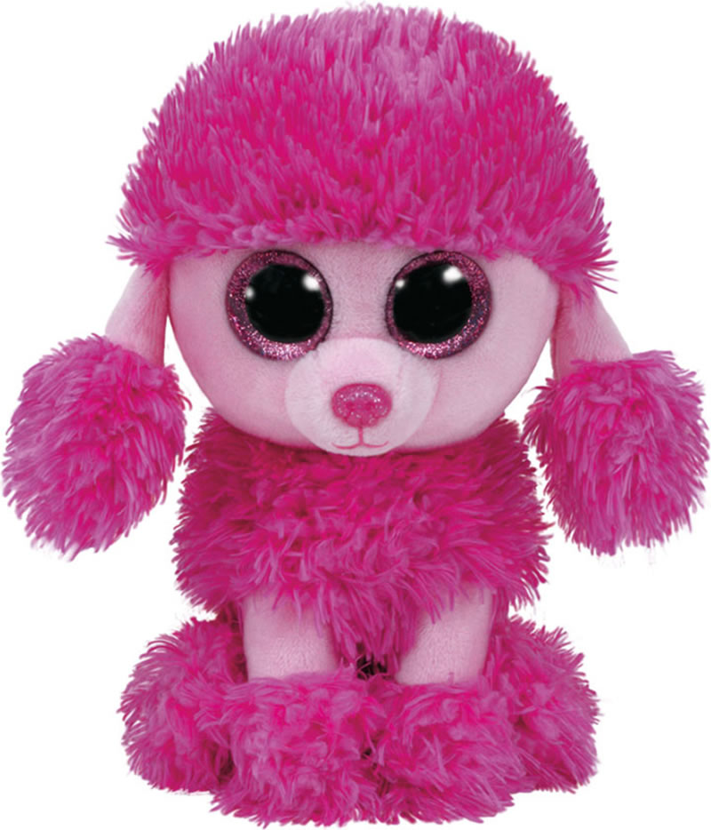 Patsy Pink Poodle Small Beanie Boo - Grand Rabbits Toys in Boulder