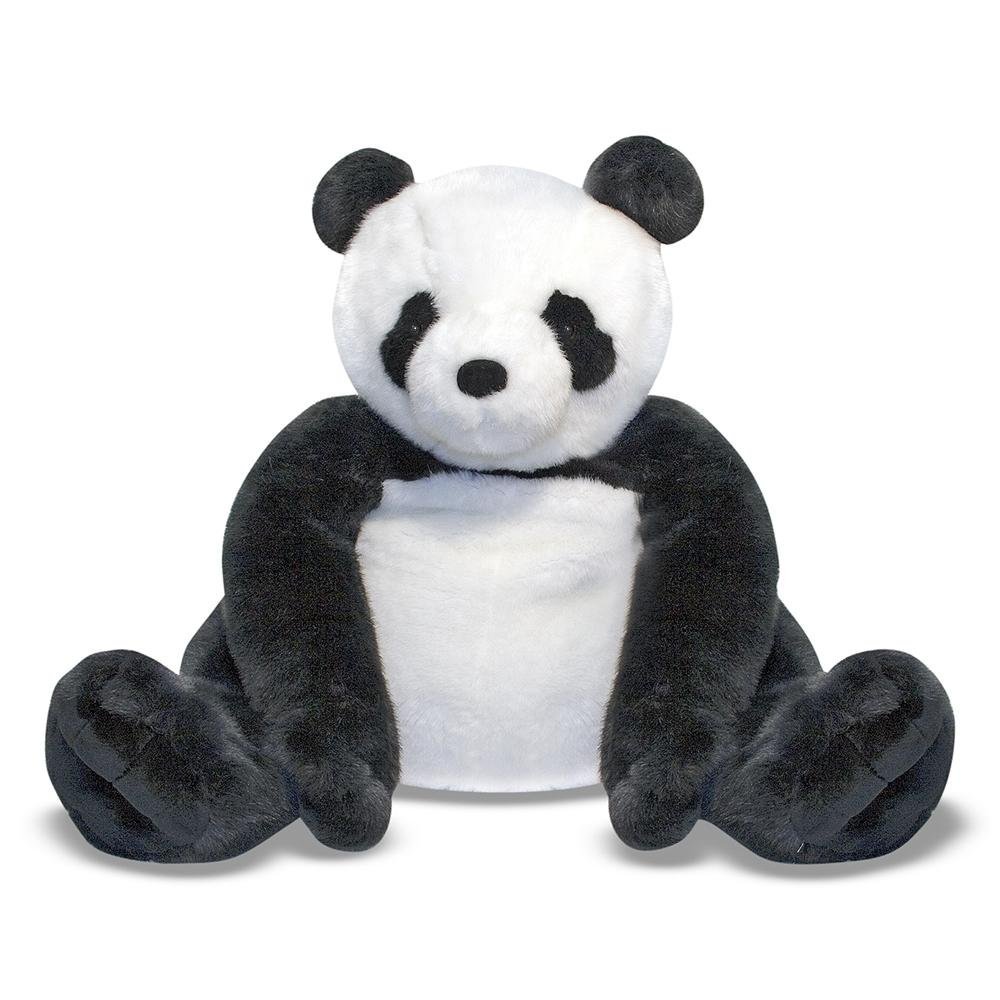 round panda stuffed animal