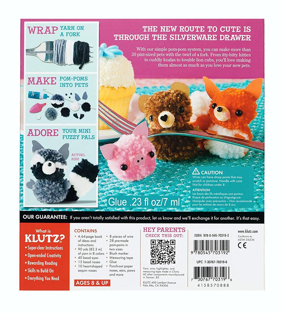 Klutz Mini Pom-Pom Pets - Grandrabbit's Toys in Boulder, Colorado