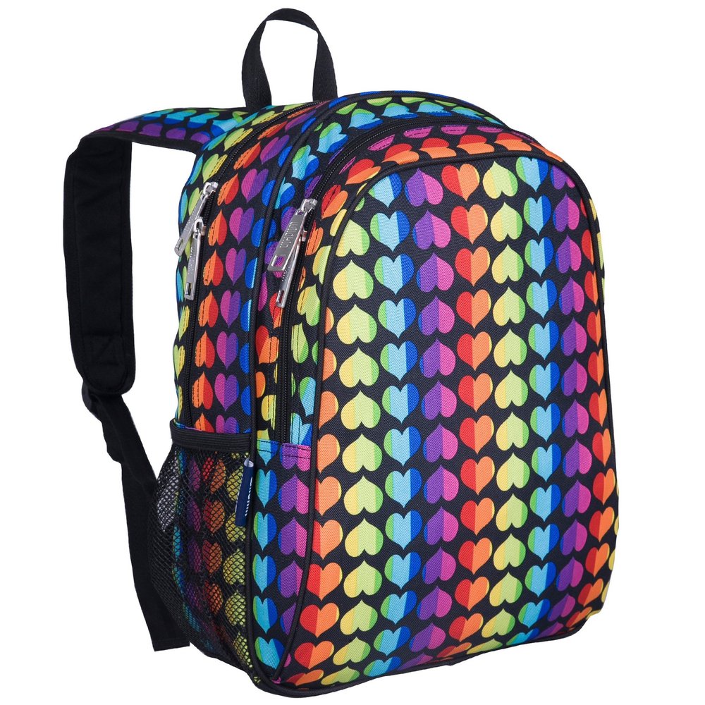 Backpack Rainbow Hearts 15in - Grand Rabbits Toys in Boulder, Colorado