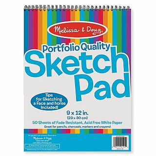 Quality Spiral-Bound Sketch Pad