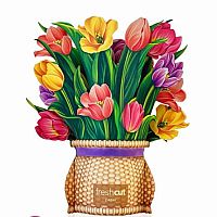 Mini Festive Tulips Pop Up Card