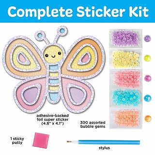 Butterfly Super Sticker: Bubble Gems